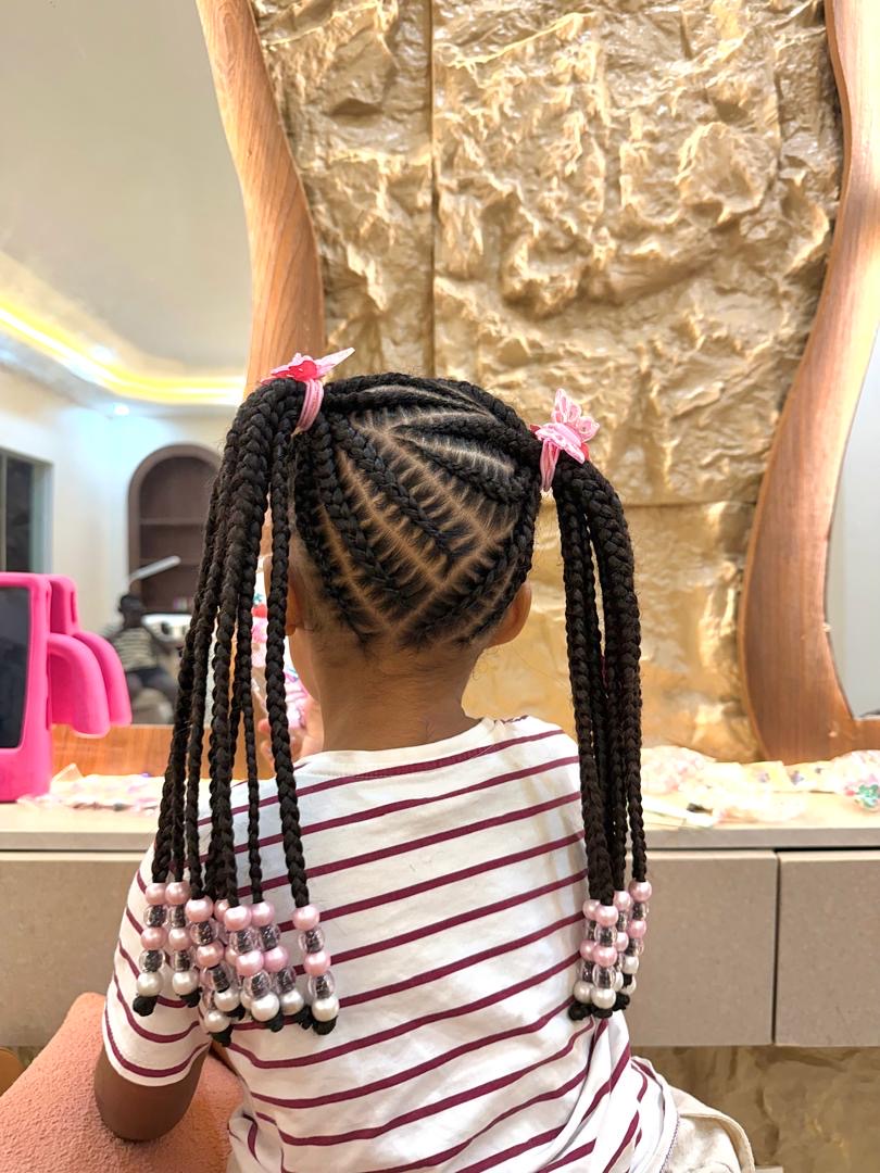 Tresses knotless longues — Indiliah Beauty Dakar